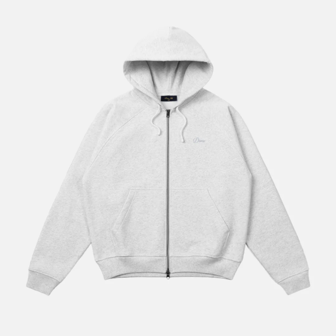 Cursive Small Logo Zip Hoodie - Image 5