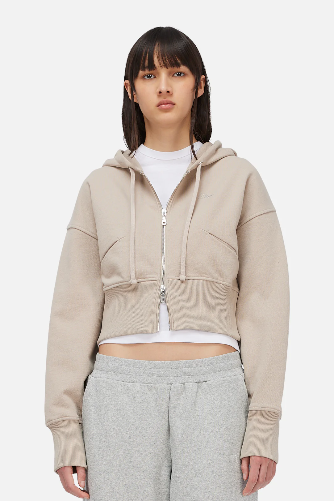 Cropped Zip Hoodie - Image 4