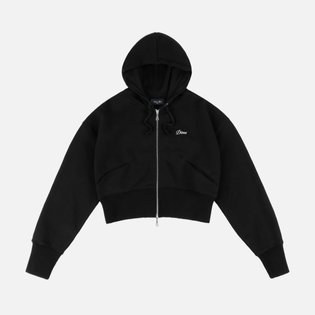 Cropped Zip Hoodie - Image 8