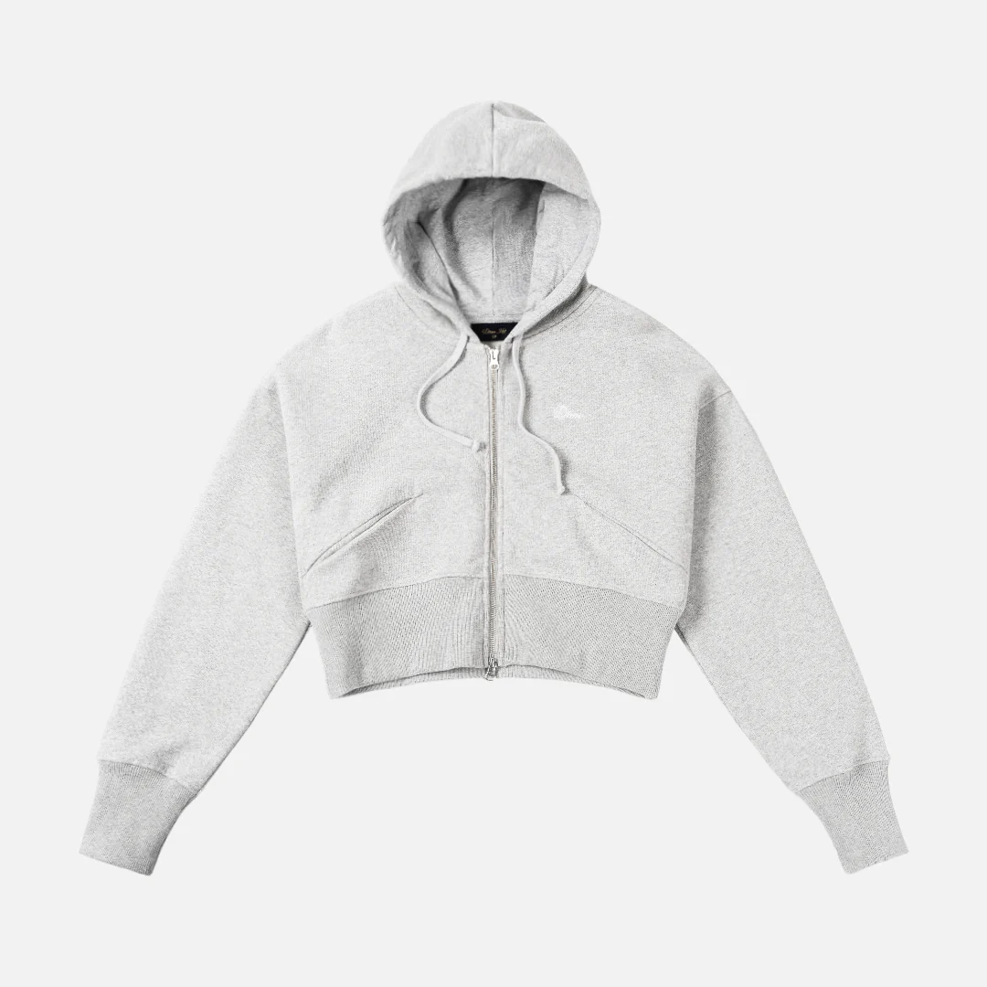 Cropped Zip Hoodie - Image 6