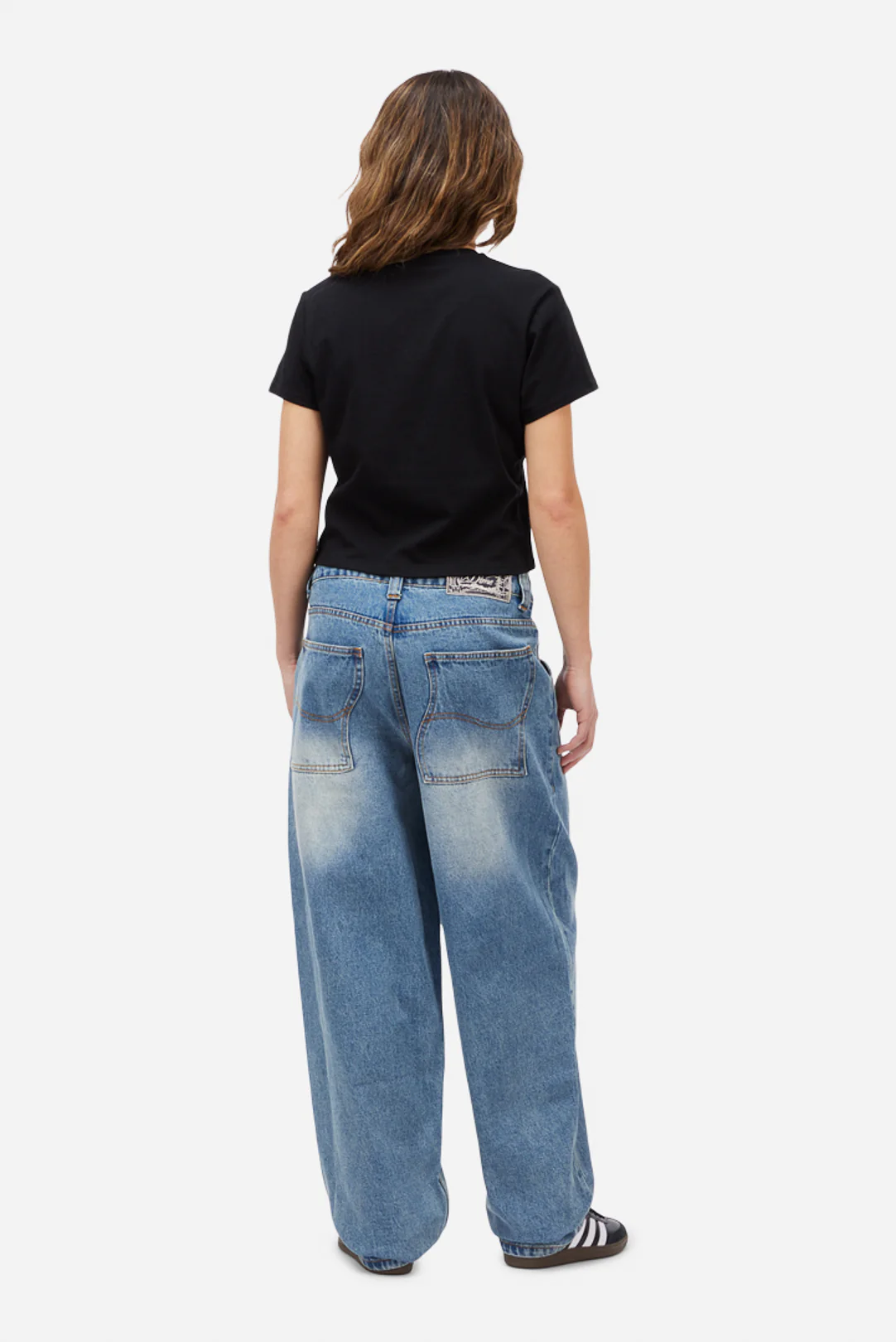 Cursive Denim Tee - Image 3