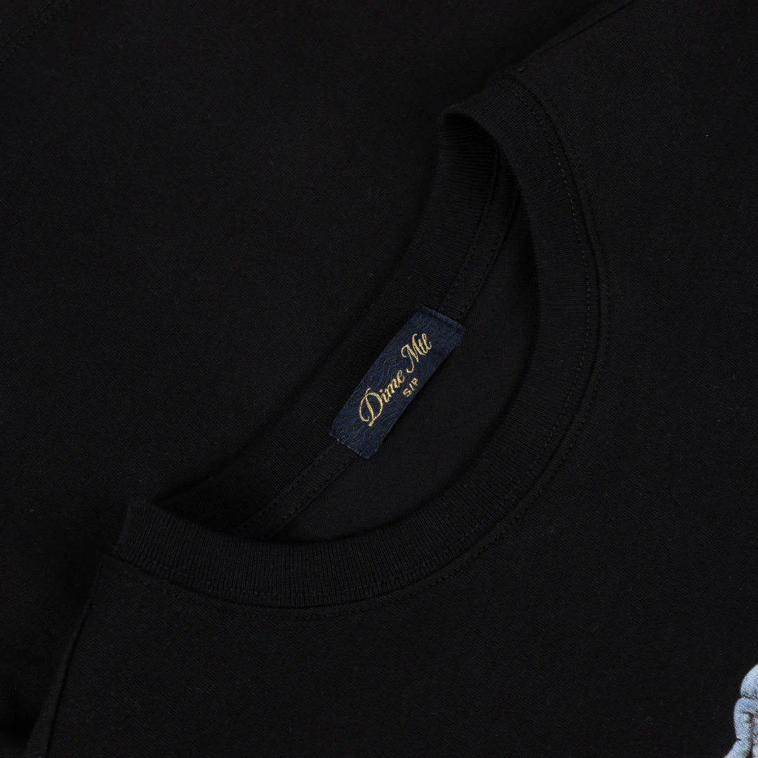 Cursive Denim Tee - Image 4