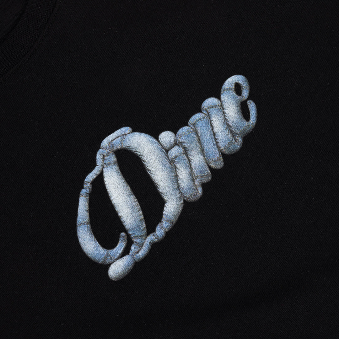 Cursive Denim Tee - Image 5