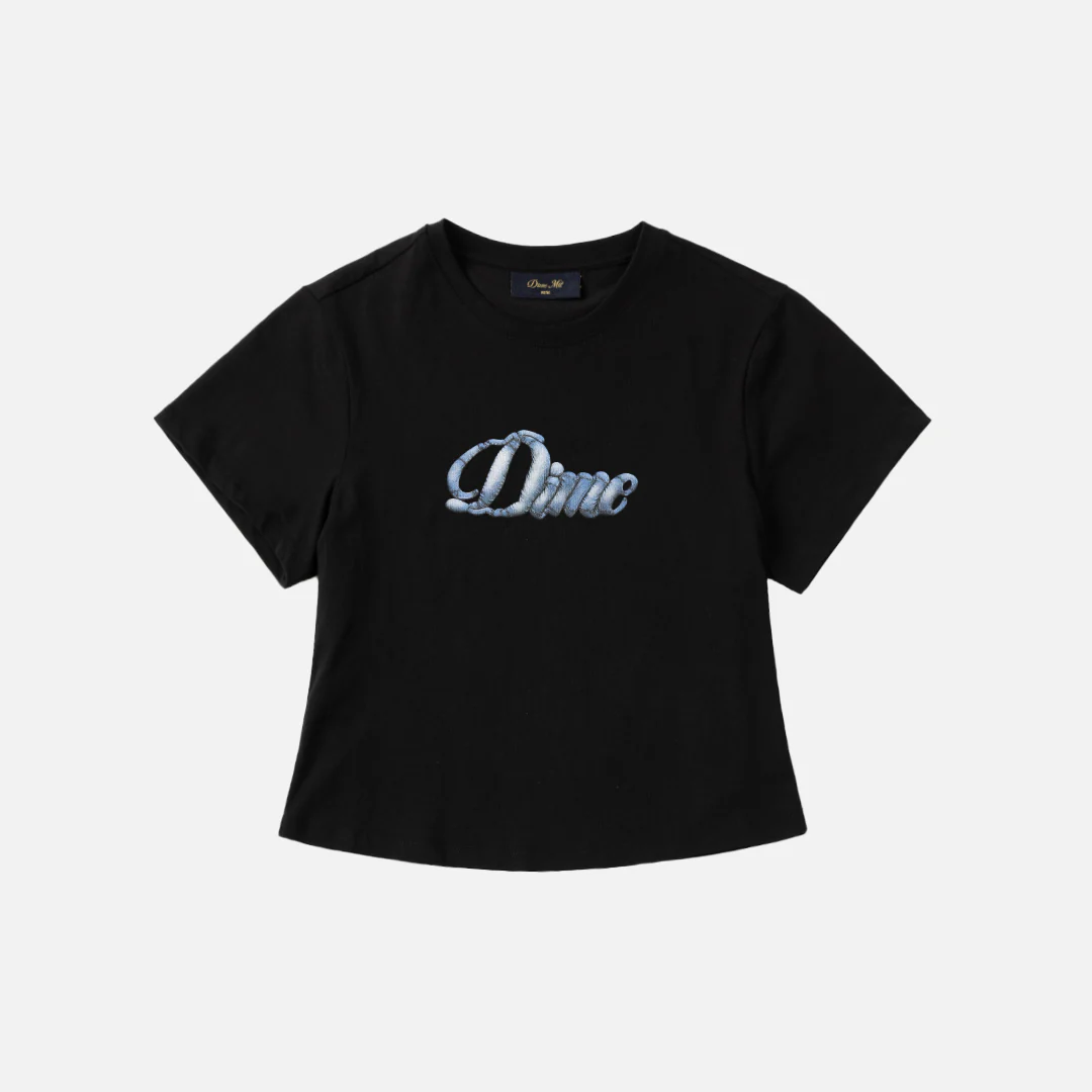 Cursive Denim Tee - Image 6