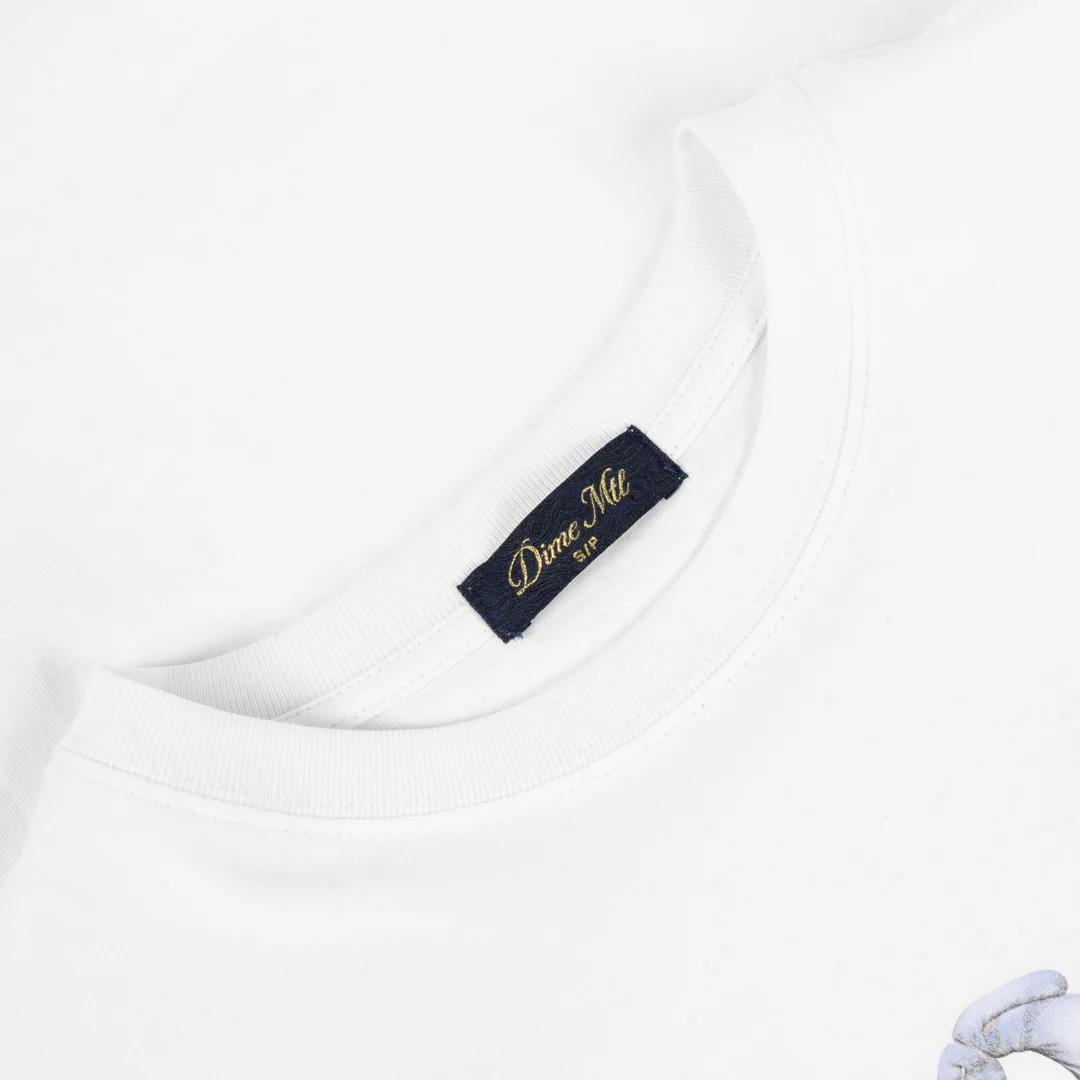Cursive Denim Tee - Image 4