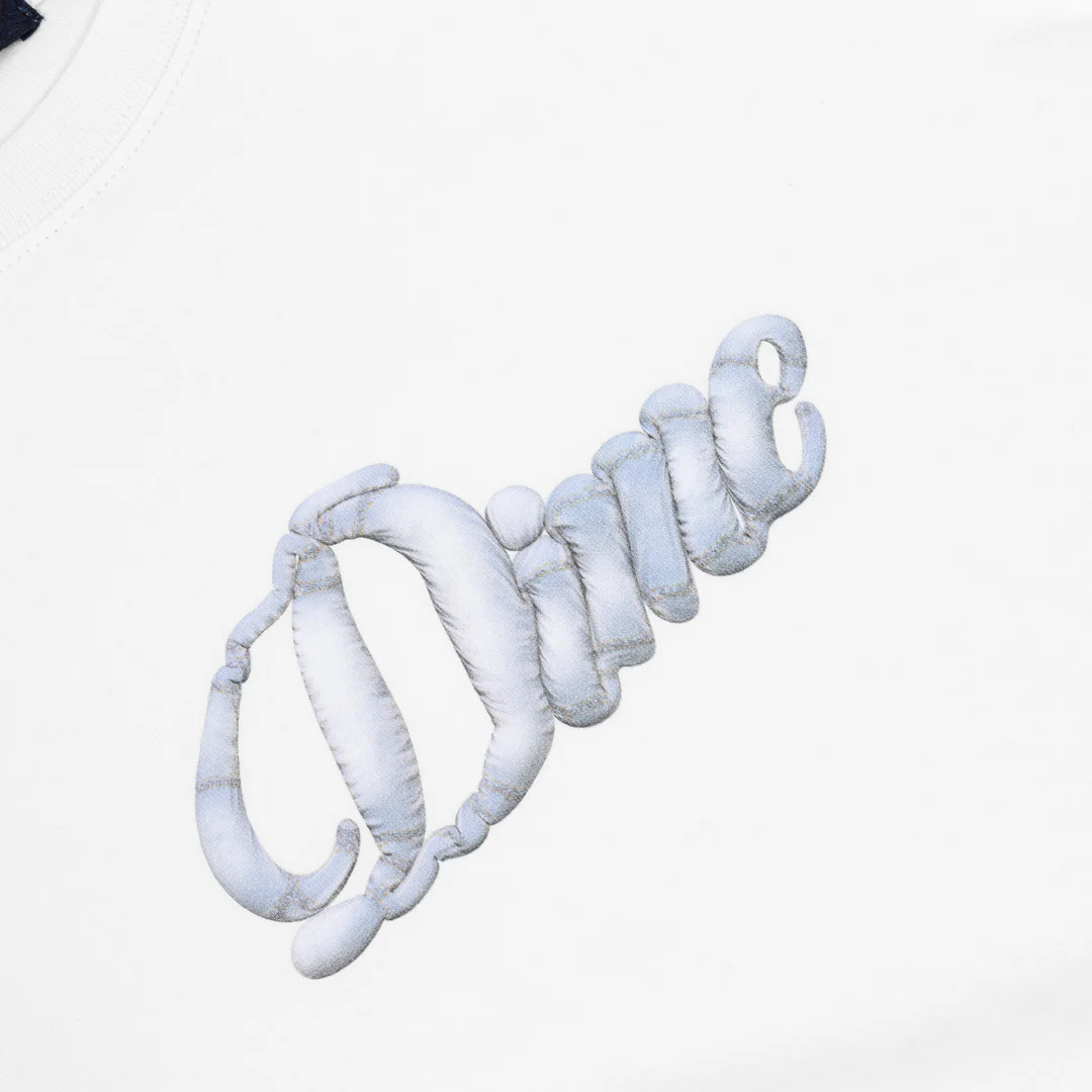Cursive Denim Tee - Image 5