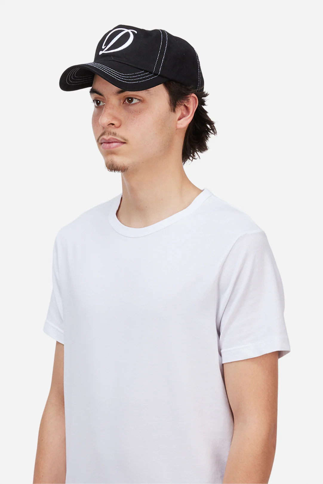 Cursive Denim Worker Cap - Image 2